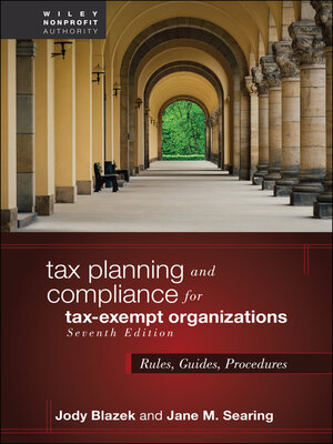 cover image of Tax Planning and Compliance for Tax-Exempt Organizations